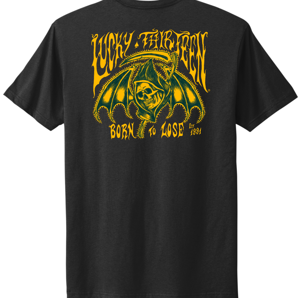 BORN TO REAP Casual Fit short sleeve t-shirt Jet Black