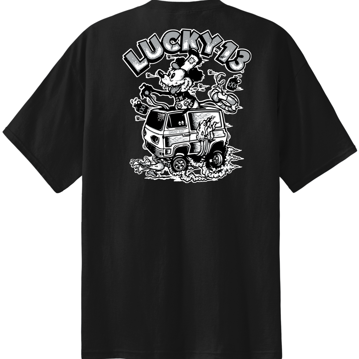 SWAMP RAT classic fit short sleeve t-shirt Black – Lucky13apparel