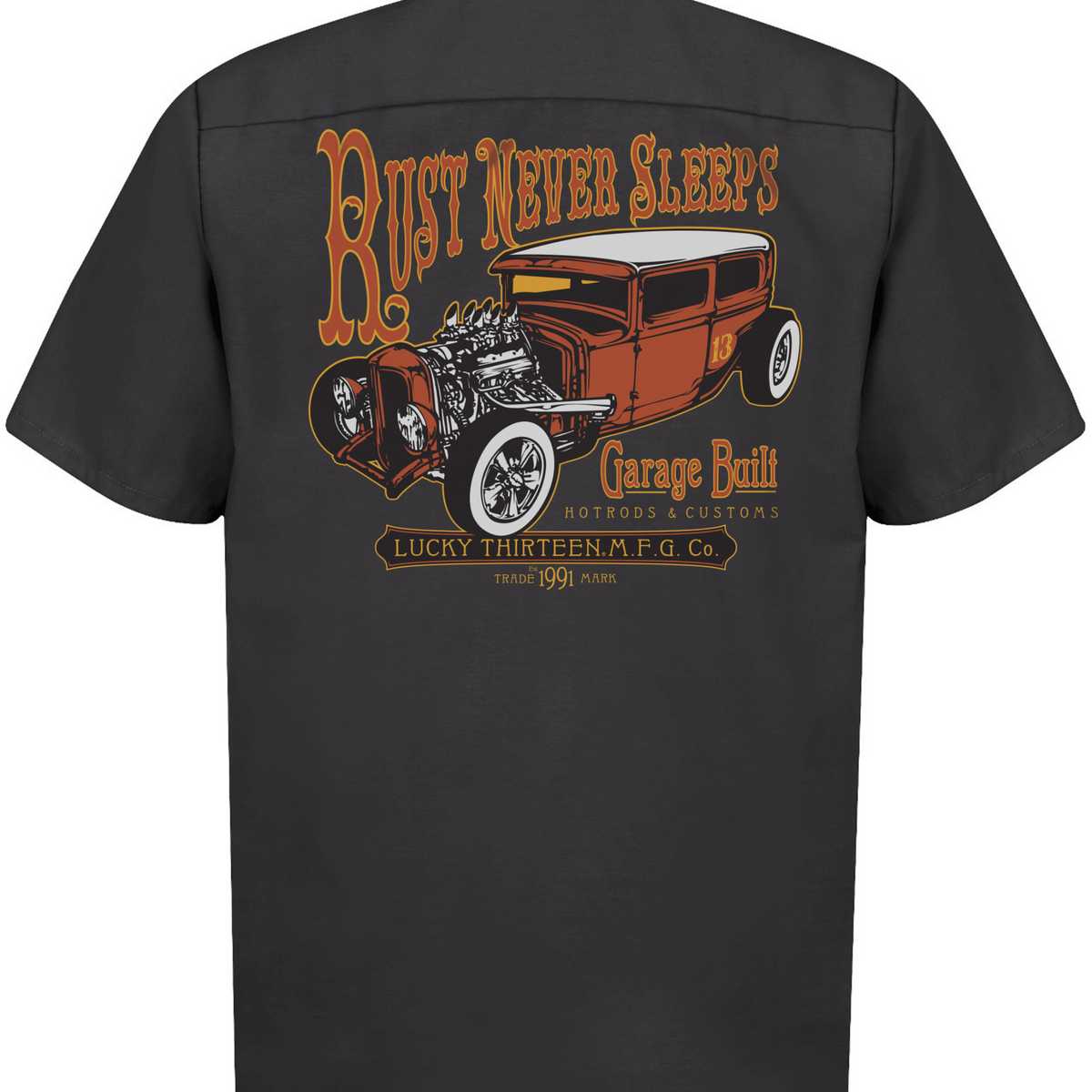 RetroClassic 'Boris The Rust Bucket' Austin Mini Cooper Men's T-Shirt - 100% Cotton Crew Neck Graphic Tee