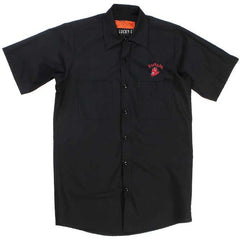 The GREASE, GAS & GLORY Shop Shirt - BLACK