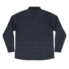 The FLYNN Lined Shirt-Jacket - NAVY PLAID