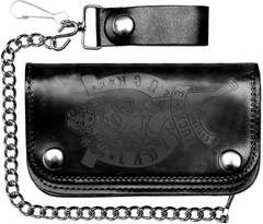 The LADY LUCK Embossed Wallet - BLACK **NEW**